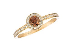 Le Vian 14K Yellow Gold Band Ring 0.39 cts Va...