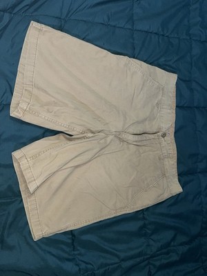 Faded Glory Men's Tan Shorts Size 34 Snag 100 % Cotton
