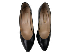 Vintage Etienne Aigne Black Leather Heels Good Condition 6M