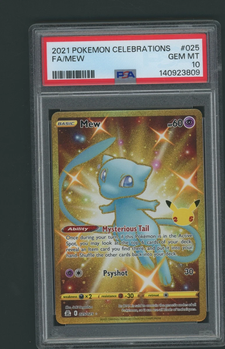 Mew (Secret) 025/025 Celebrations Holo for sale online | eBay