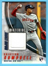 Kristian Campbell 2025 Topps Major League Material Relic Rookie RC SP Red Sox
