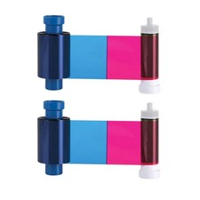 2 x Magicard 600 Printer MB300YMCKO Color Ribbon - YMCKO - 300 Prints Softwar...