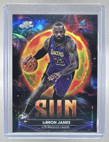 2025 Topps Cosmic Chrome LeBron James Sun (RAW)
