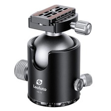 Leofoto HB-70 70mm Heavy Duty Ball Head w/Quick Release Plate  Case HB-70