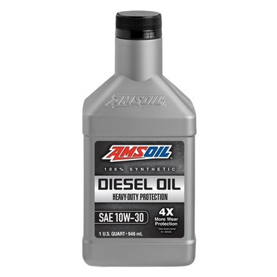 AMSOIL ADNQT 10W-30 Heavy-Duty 100% Synthetic Diesel Oil 1 Quart