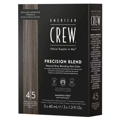 American Crew Mens Temporary Hair Color Hair Dye Gray Coverage Medium Natural