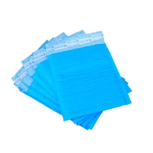 AirnDefense 500 #0 6.5X10" Blue Poly Bubble Mailers Shipping Padded Envelope - Picture 7 of 13