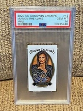 2020 UD Goodwin Champs Manon Rheaume #42 PSA 10 Mini Card POP 1 New Clean Case