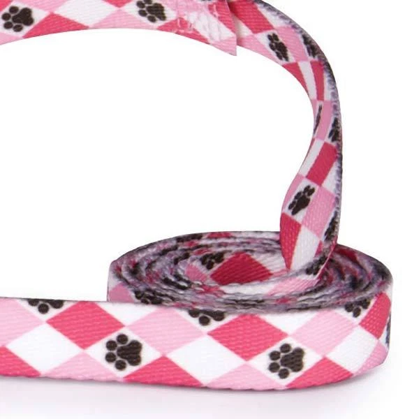 Patrones clásicos de perro con patas de perro estampado de patas moda Argyle - Elige color y longitud Foto 4 de 4