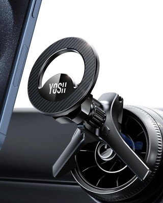YOSH Mag-Safe Car Mount Holder Round Air Vent with 20xN55