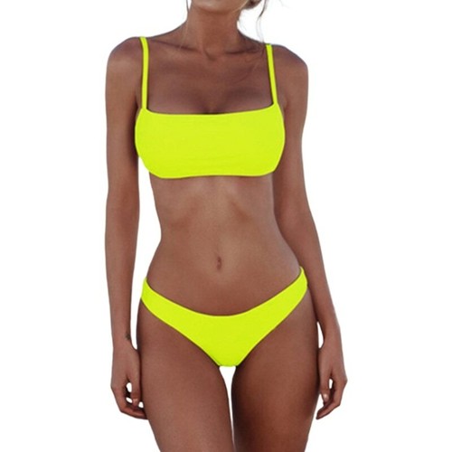 Nuovo set bikini push up sexy donna costume da bagno vintage costume da spiaggia biquini - Foto 25 di 25