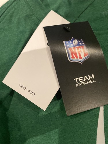 Nike Dri-Fit New York Jets Football T-Shirt Mens Large On Field Equipment Green - Picture 11 of 17