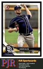 2018 Bowman #BP99 Logan Allen San Diego Padres  Buy 4 - 35% Off