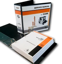 Case 1840 Uni-Loader Skid Steer Service Repair Manual Technical Shop Book Binder
