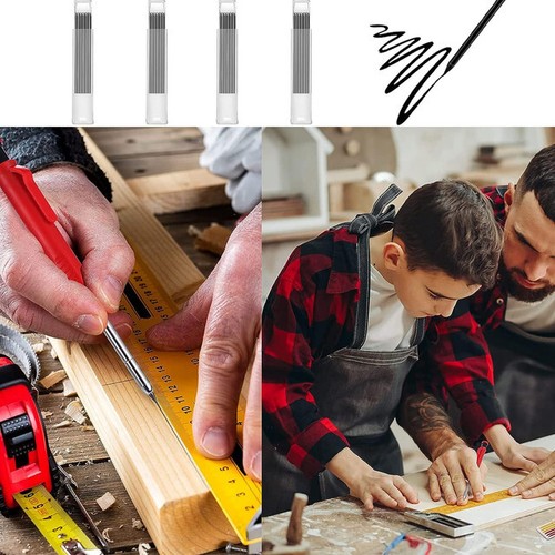 24X Tracer Pencil Refills Black 2.8mm for Carpenter Solid Deep Hole Mark Penci - Picture 3 of 6