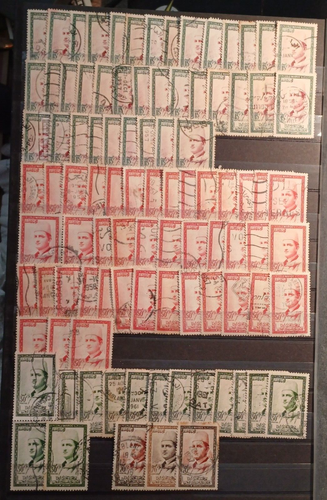 FRANZÖSISCH SPANISCH MAROKKO AGENTUREN GB SAMMLUNG 1920 - 1958 14 SEITEN FÄLLIG LUFTPOST - Bild 8 von 14