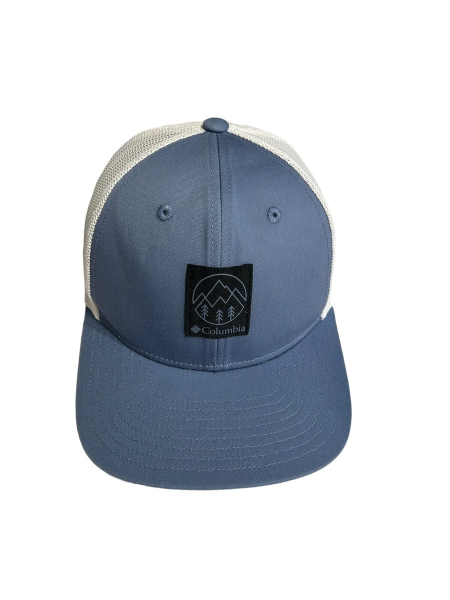 Columbia Sportswear Blue White SnapBack Baseball Hat Cap Adult