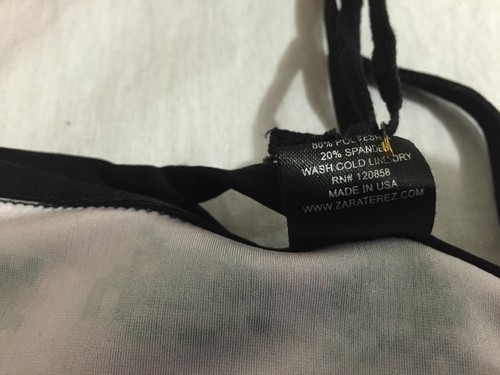 Zara Terez Space Nuggets Halter Bikini Top Pink Purple Black Fits Girls Sz L/XL - Picture 10 of 10