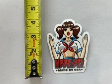 Vintage Authentic Hook-Ups Skateboard Sticker Blowup Doll 1999 Sean Cliver