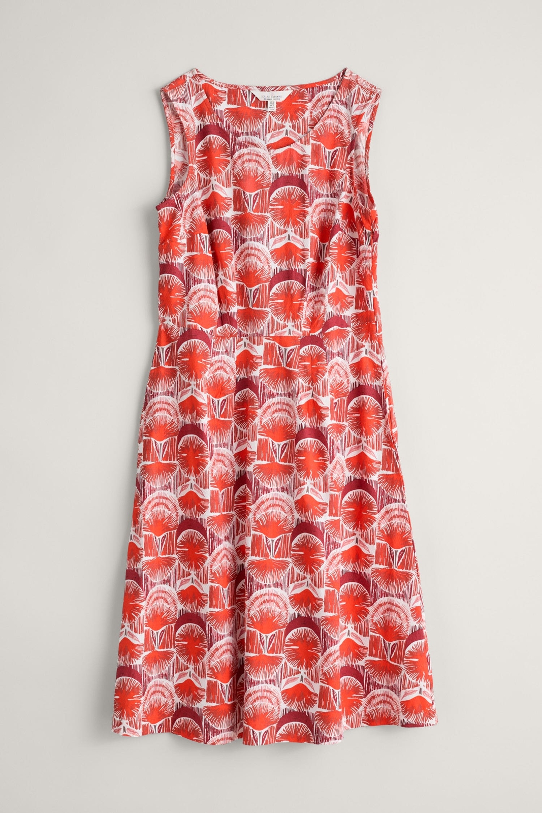 Seasalt Women's Dress orange Quick Sketch Sleeveless Dress Regular