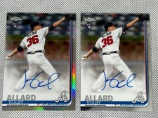 Kolby Allard 2 RC Auto Lot 2019 Topps Chrome Base + Refractor /499 Autograph
