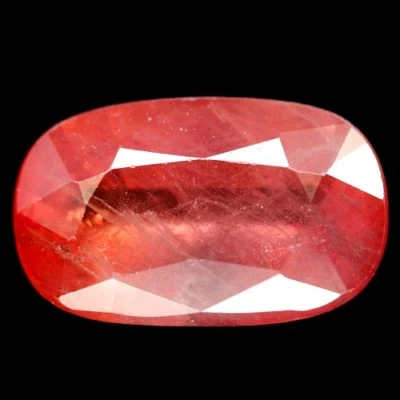 SHOLA Echt 3,88 Ct Natürlicher Orange Padparadscha Saphir Erhitzt aus Tansania - Bild 1 von 2