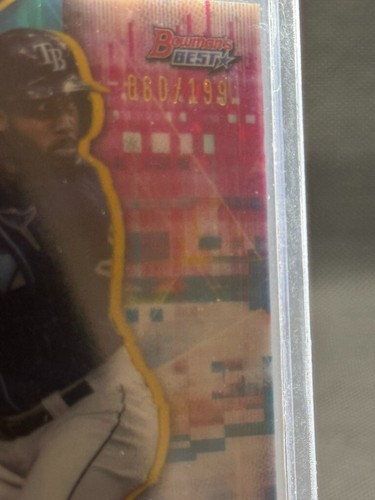 Randy Arozarena 2021 Bowman's Best #56 Aqua Lava Refractor #/199 - Bild 3 von 3