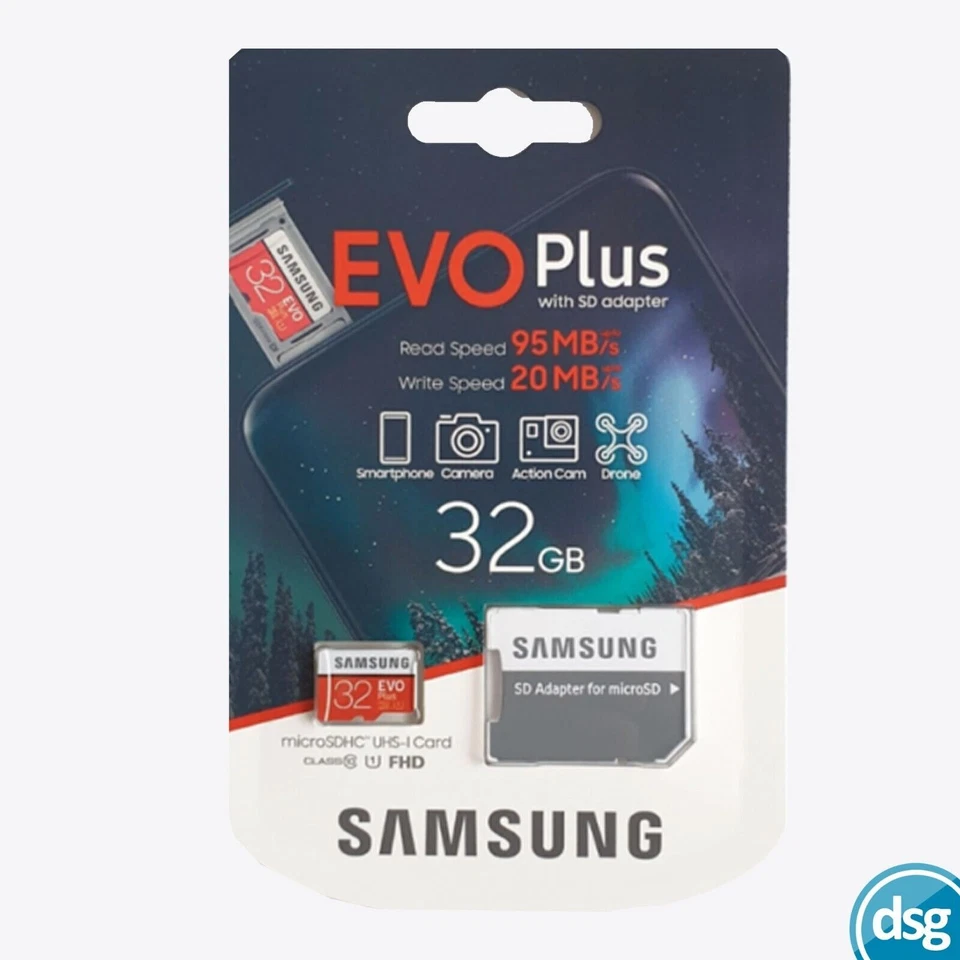 Samsung Evo Plus 32GB / 64GB / 128GB / SDHC SDXC Class 10 Micro Sd Memory Card - Image 2 of 4