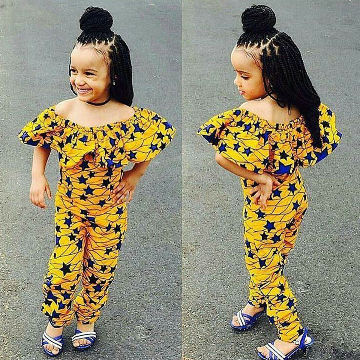 Produktbild von IQYU Afrikanisches Baby Kinder Traditioneller Dashiki Strampler
