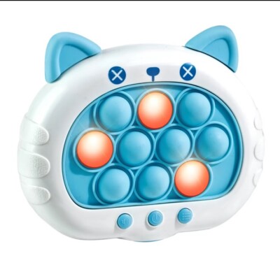 Quick Push Toy with Lights Fast Push Bubble Game Toys Creative Fidget Game Kids