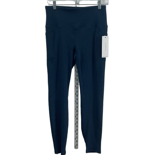 RBX Active Women Activewear Athletic Blue Compression Leggings Yoga Pants M, NWT