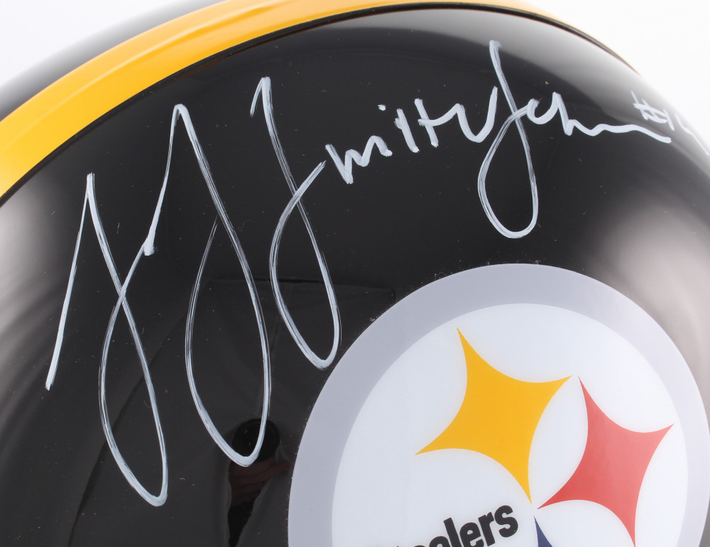 juju smith schuster autographed helmet Amazon.com: Smith-Schuster Pittsburgh Speed Steelers Mini (JSA) JuJu Smith-Schuster Autographed Steelers Chrome