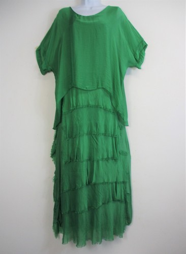 Ladies 30% Silk 70% Viscose All in One Summer Dress & Top One Size:Regular - Picture 8 of 86