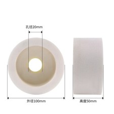 Grinding Wheel 4" 60 Grits Aluminum Oxide Cup Abrasive Wheel White Corundum 1Pcs