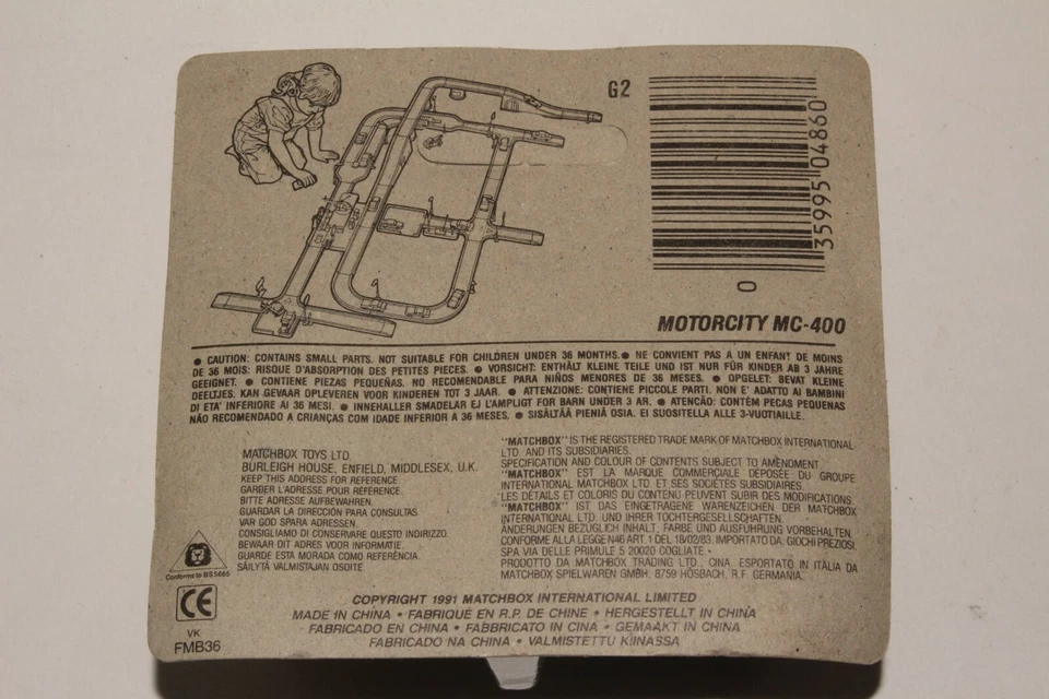 MATCHBOX SUPERFAST #MB36 REFUSE DISPOSAL GARBAGE TRUCK, GREEN, NEW IN PACK - Image 3 of 4