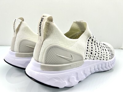 NIKE React Phantom Run FK 2 Flyknit Sail White Black Bone Shoes DV2139 100 Sz 11 NIKE REACT PHANTOM RUN FK 2 FLYKNIT SAIL WHITE BLACK BONE  main image 3