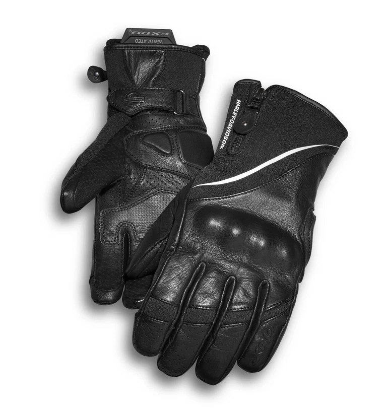 HARLEY DAVIDSON FXRG WATERPROOF DUAL-CHAMBER WOMENS GLOVES X-SMALL 98272-19EW