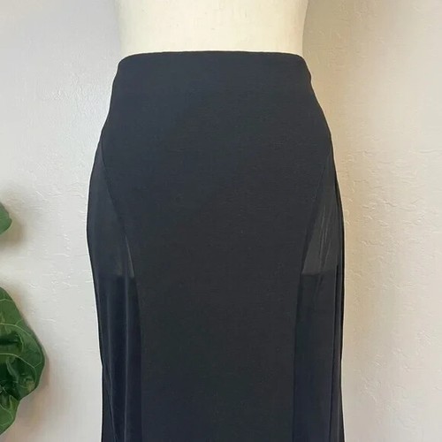 Maxi Falda NBD Revolve Para Mujer Talla M Negra Giselle Panel Transparente Línea A - Imagen 3 de 12