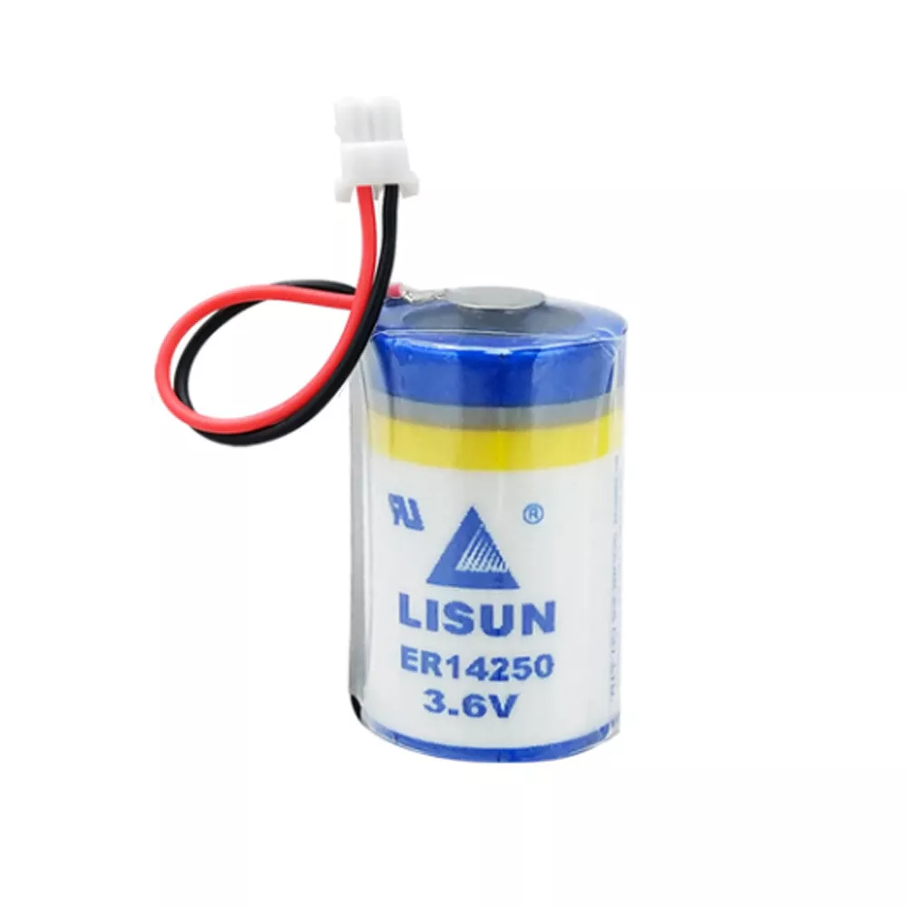 for LISUN ER14250 1/2AA Battery for Delta programmer DVP-80EH PLC Battery  NEW