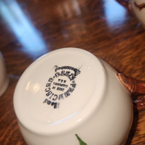 FRANCISCAN made in USA Apple service for 4 dinner plate bowl cup saucer serving - Picture 16 of 27