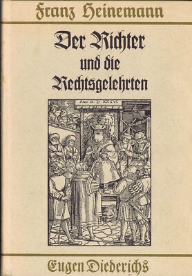 Der Richter und die Rechtsgelehrten Justiz Geschichte Illustration - Reprint