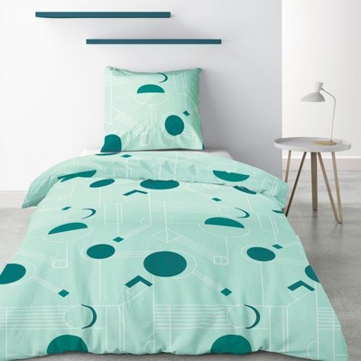 Bettbezug 140x200 cm + 1 Kissenbezug 100% Polyester 60 g/m² Hawak