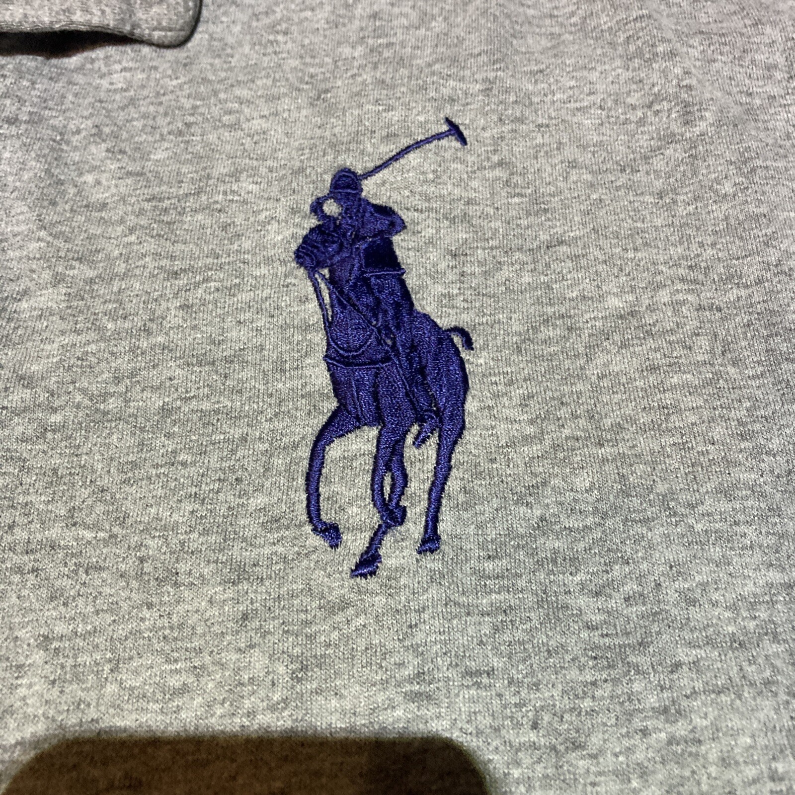 Vintage Polo By Ralph Lauren T Shirt Gray Made In USA Big Embroidered ...