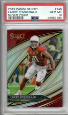 2019 Select Prizm Silver #246 Larry Fitzgerald PSA 10