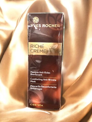 RARE YVES ROCHER RICHE CREME COMFORTING ANTI-WRINKLE MASK  1.6oz/50ml- NEW!