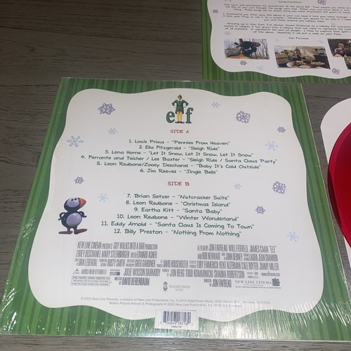 Elf Music From the Major Motion Picture Red Vinyl LP Soundtrack - Picture 4 of 24