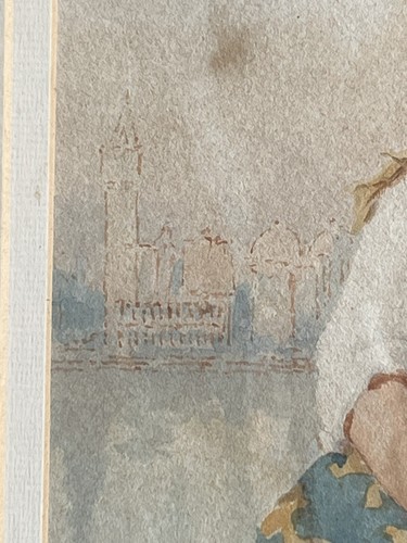 Fanny Mearns - f1. 1870-1881 - Figuras en paisaje (Malta / Venecia) bellas artes - Imagen 6 de 16