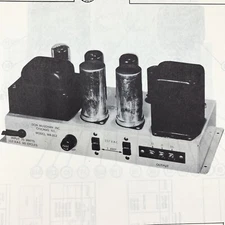 Original 1954 McGohan Amp Model WA-312 Service Wire Schematic Repair Manual