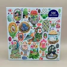 Galison Artisanal Eggs 500 Piece Jigsaw Puzzle 20x20
