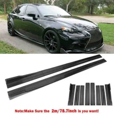 For Lexus IS250 IS350 IS300 200T F-SPORT 2014-2016 78.7" Side Skirt Rocker Panel